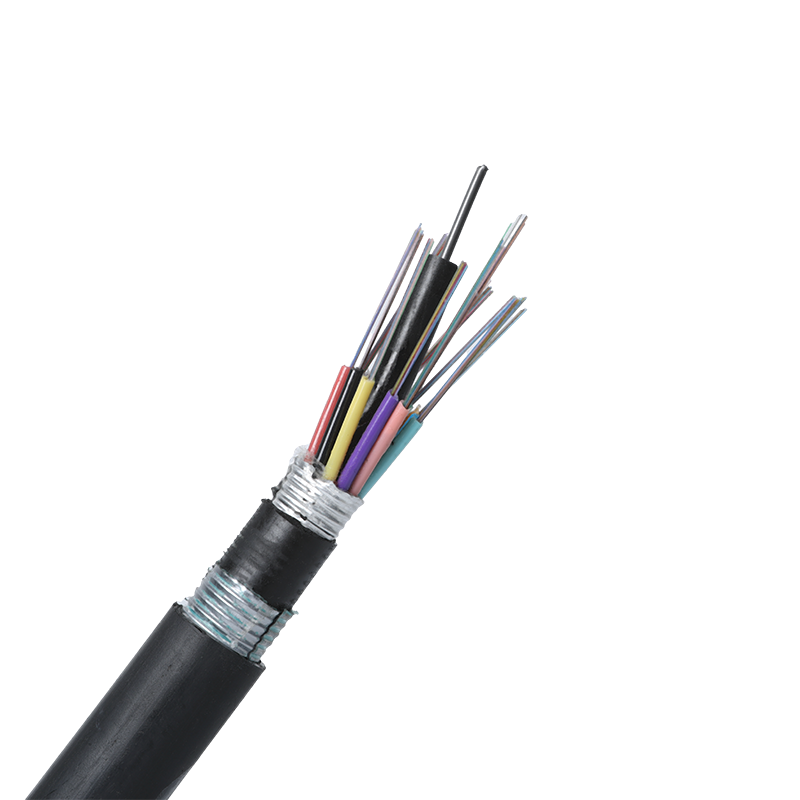 GYTA53 Layer-Stranded Lap Inner Sheathed Steel Tape Armored Outer Sheath Optical Cable