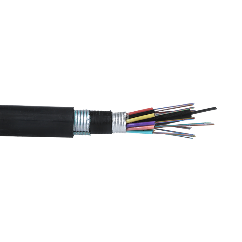 GYTA53 Layer-Stranded Lap Inner Sheathed Steel Tape Armored Outer Sheath Optical Cable